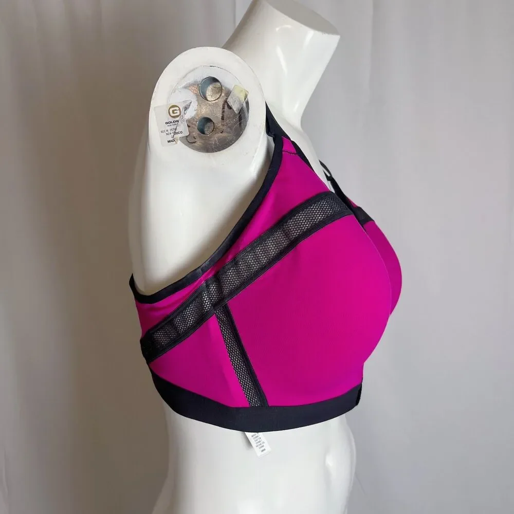 VSX Sport Victoria's Secret Fuscia Sports Bra Zip Up 38DD